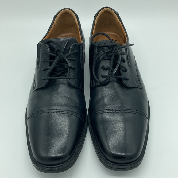 Clarks Mens Leather Dress Shoe US 8 - Picture 3 of 11